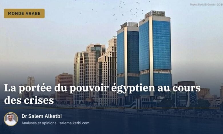 La portée du pouvoir égyptien au cours des crises