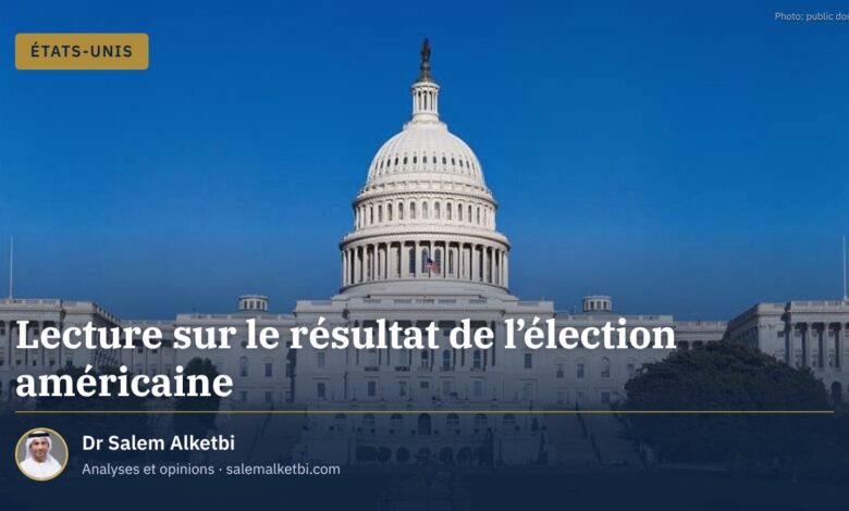 Lecture sur le résultat de l'élection américaine