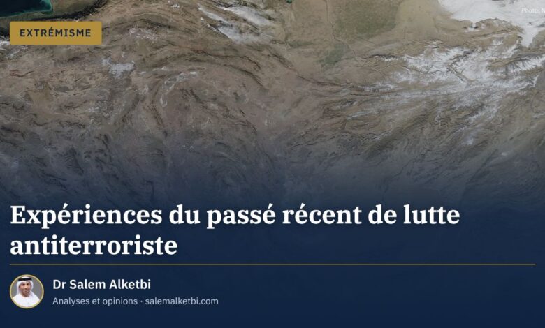 Expériences du passé récent de lutte antiterroriste – Dr Salem Alketbi