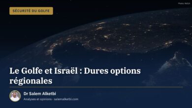 Le Golfe et Israël : Dures options régionales – Dr Salem Alketbi