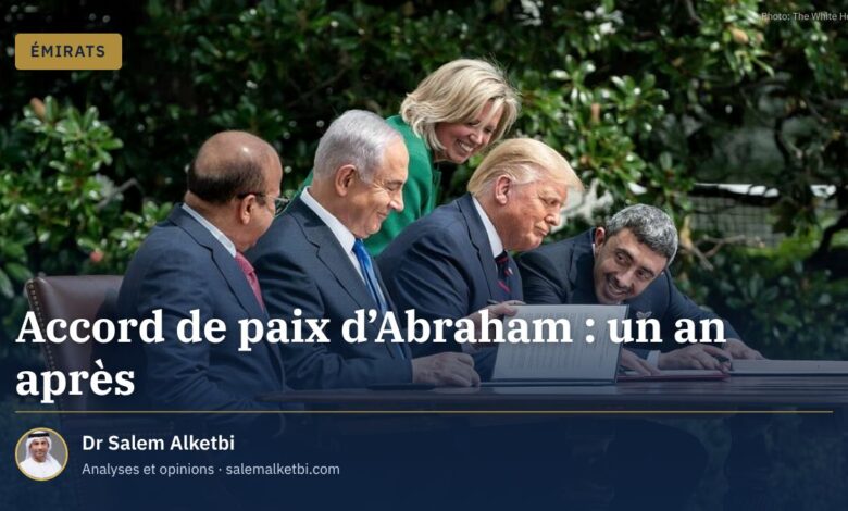 Accord de paix d'Abraham : un an après