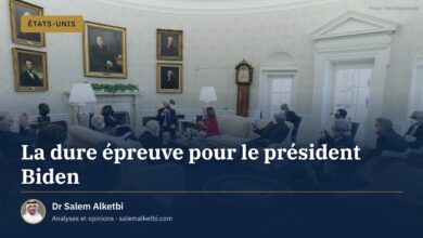 La dure épreuve pour le président Biden