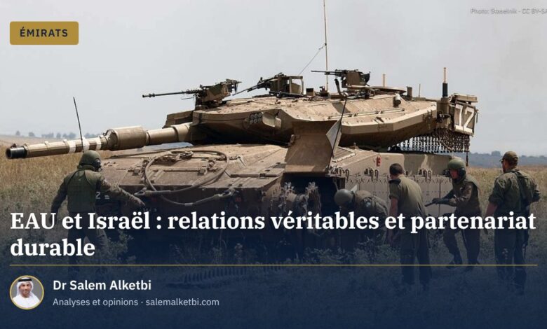 EAU et Israël : relations véritables et partenariat durable