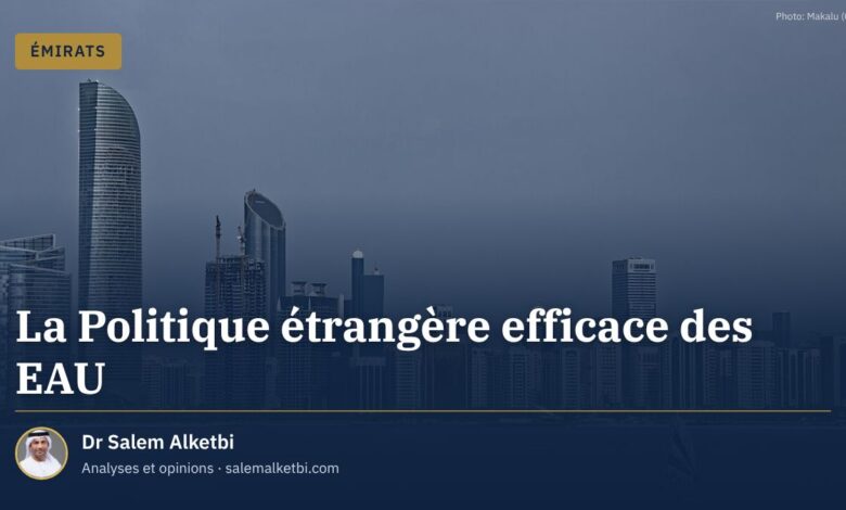 La Politique étrangère efficace des EAU – Dr Salem Alketbi