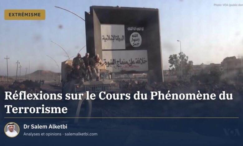 Réflexions sur le Cours du Phénomène du Terrorisme