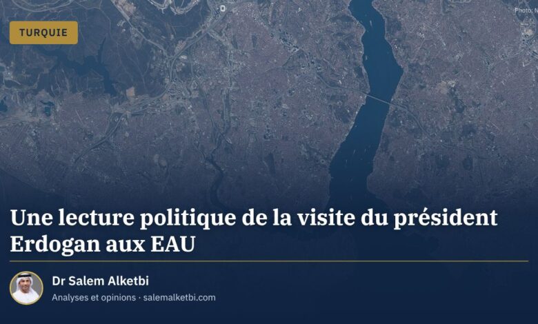 Une lecture politique de la visite du président Erdogan aux EAU – Dr Salem Alketbi