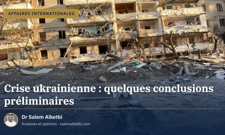 Crise ukrainienne : quelques conclusions préliminaires