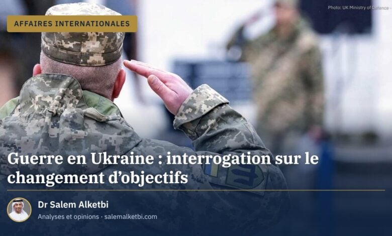 Guerre en Ukraine : interrogation sur le changement d'objectifs