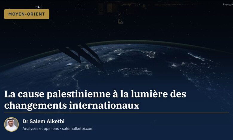 La cause palestinienne à la lumière des changements internationaux – Dr Salem Alketbi