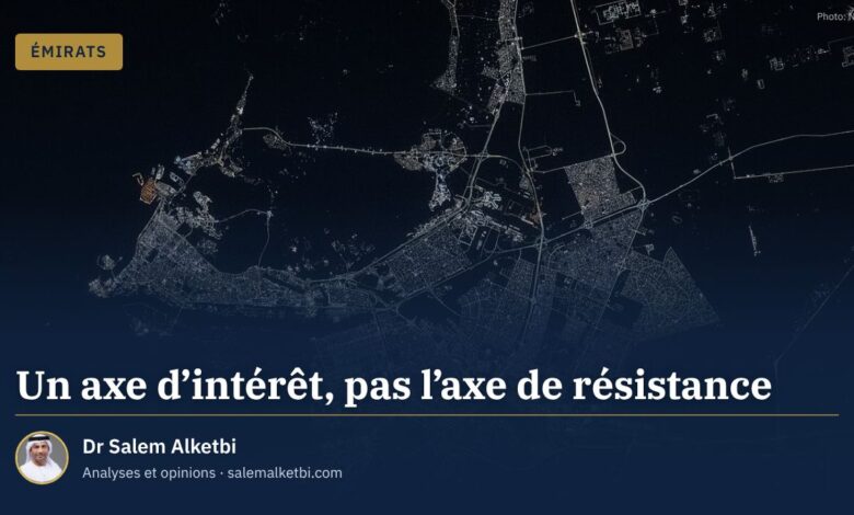 Un axe d'intérêt, pas l'axe de résistance – Dr Salem Alketbi