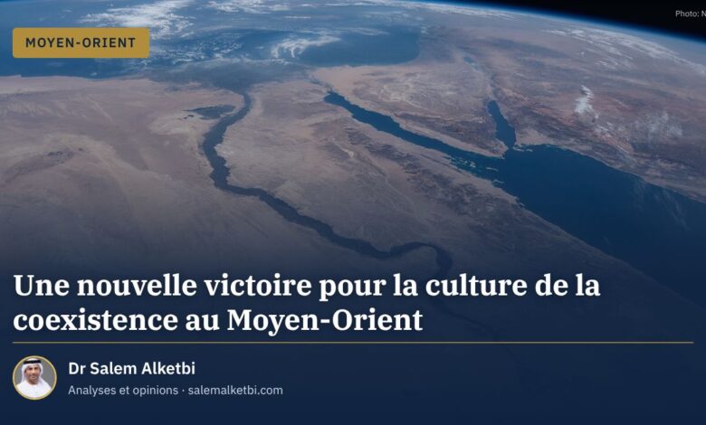 Une nouvelle victoire pour la culture de la coexistence au Moyen-Orient – Dr Salem Alketbi