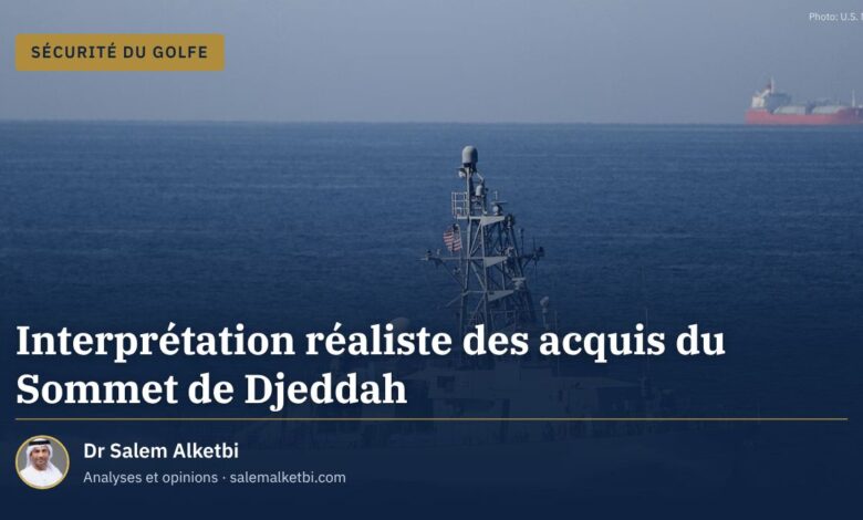 Interprétation réaliste des acquis du Sommet de Djeddah – Dr Salem Alketbi