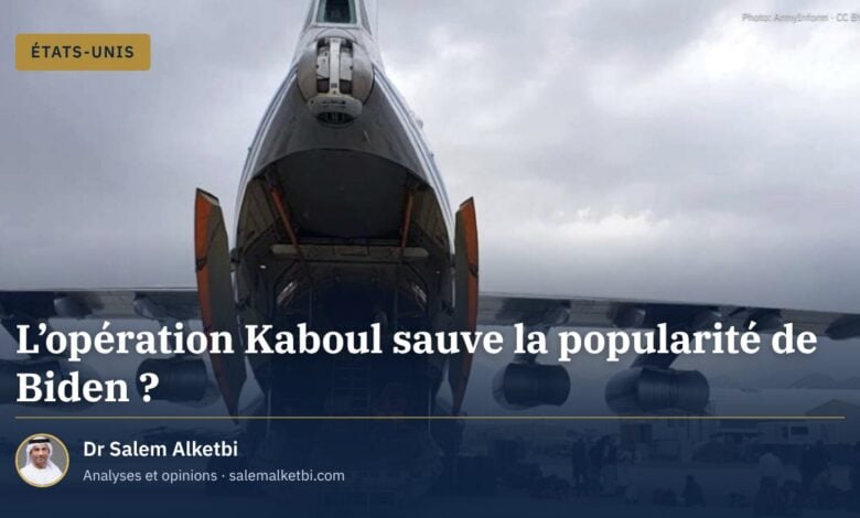 L'opération Kaboul sauve la popularité de Biden ?