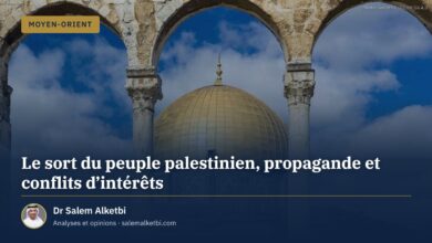 Le sort du peuple palestinien, propagande et conflits d'intérêts