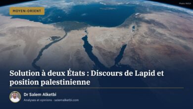 Solution à deux États : Discours de Lapid et position palestinienne – Dr Salem Alketbi