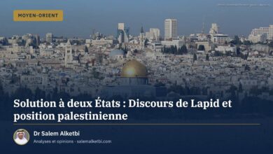 Solution à deux États : Discours de Lapid et position palestinienne