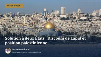 Solution à deux États : Discours de Lapid et position palestinienne
