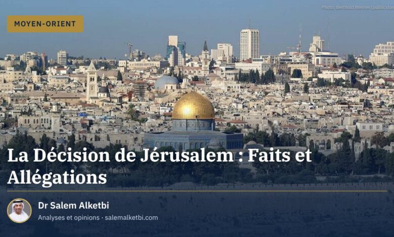 La Décision de Jérusalem : Faits et Allégations