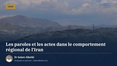 Les paroles et les actes dans le comportement régional de l'Iran – Dr Salem Alketbi