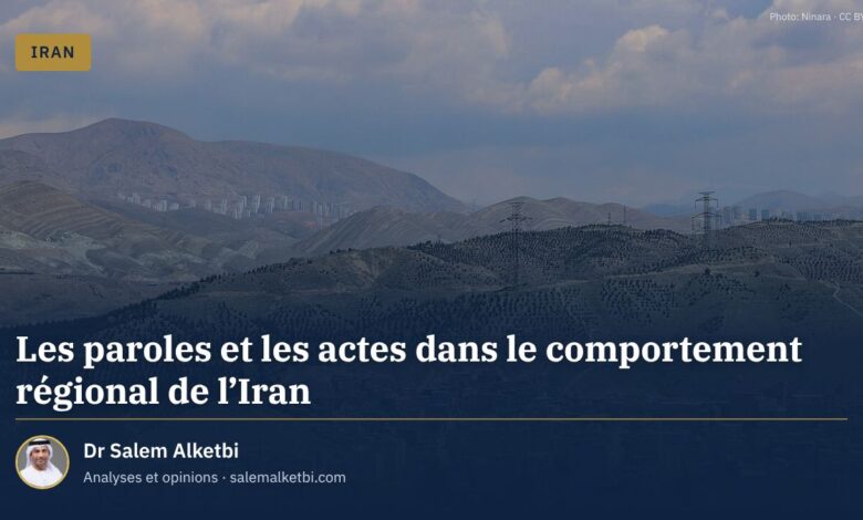 Les paroles et les actes dans le comportement régional de l'Iran – Dr Salem Alketbi
