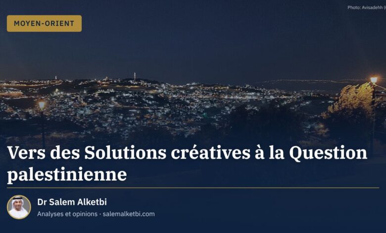 Vers des Solutions créatives à la Question palestinienne – Dr Salem Alketbi