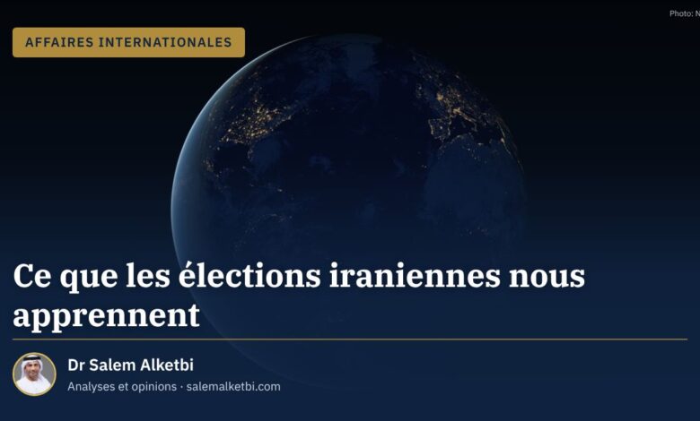 Ce que les élections iraniennes nous apprennent – Dr Salem Alketbi
