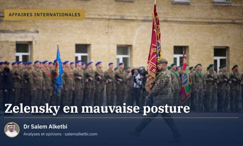Zelensky en mauvaise posture