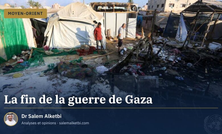 La fin de la guerre de Gaza
