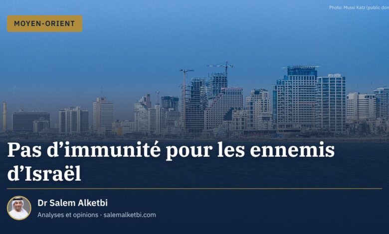 Pas d'immunité pour les ennemis d'Israël – Dr Salem Alketbi