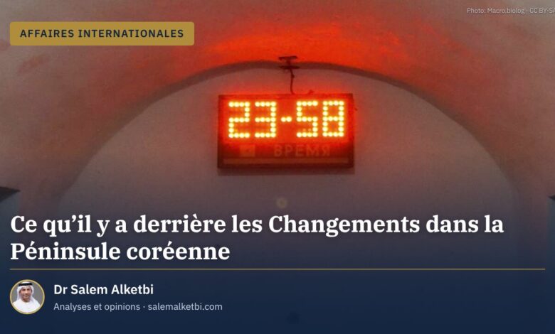 Ce qu'il y a derrière les Changements dans la Péninsule coréenne