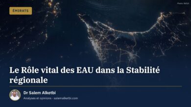 Le Rôle vital des EAU dans la Stabilité régionale – Dr Salem Alketbi