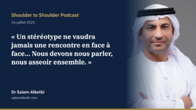 Dr Salem Alketbi – Entretien avec le podcast Shoulder to Shoulder : foi, géopolitique et un Moyen-Orient en mutation